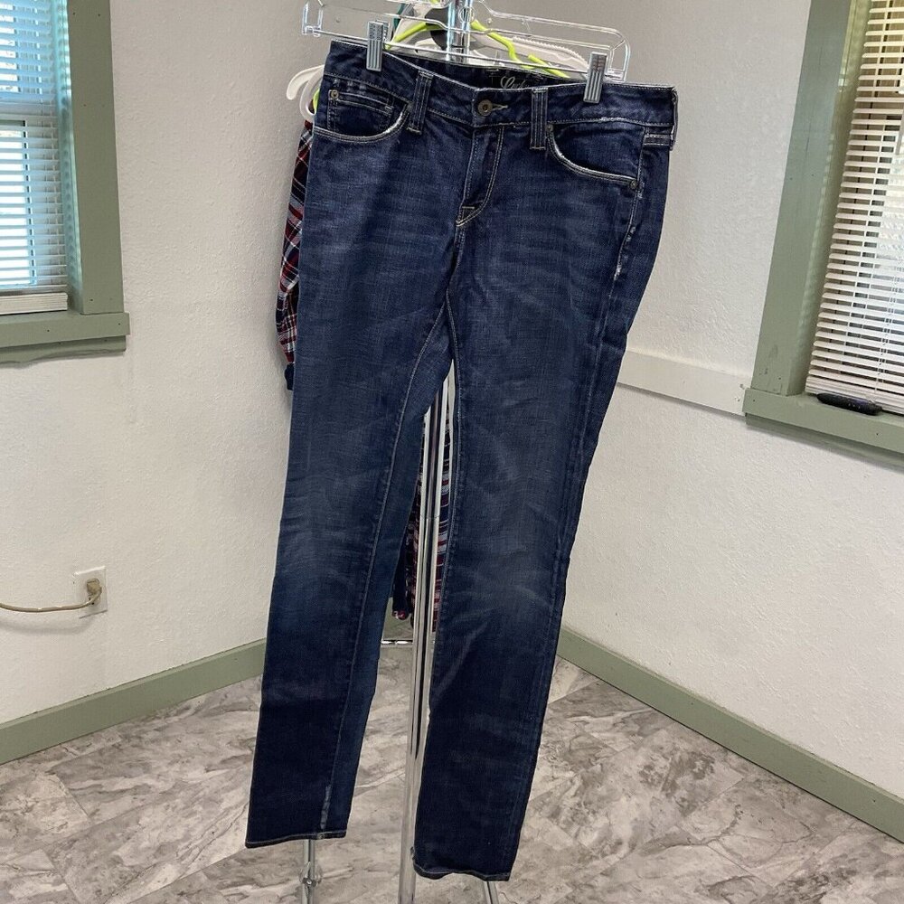 Lucky Brand Halsted Lola Skinny Jeans Womens Size 26 Medium Wash
